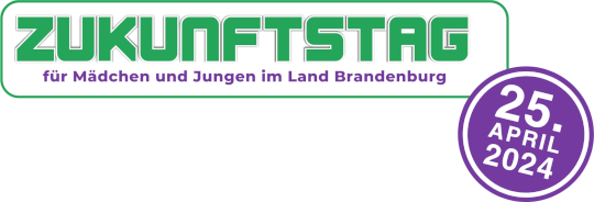 Logo des Zukunftstages für Mädchen und Jungen in Brandenburg